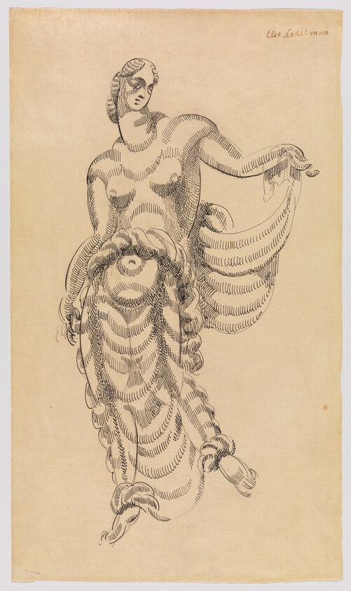 Standing Figure, Draped