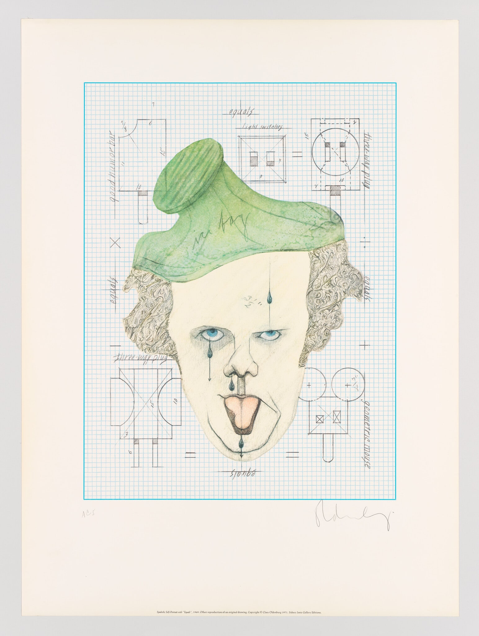 Symbolic Self-Portrait with "Equals"