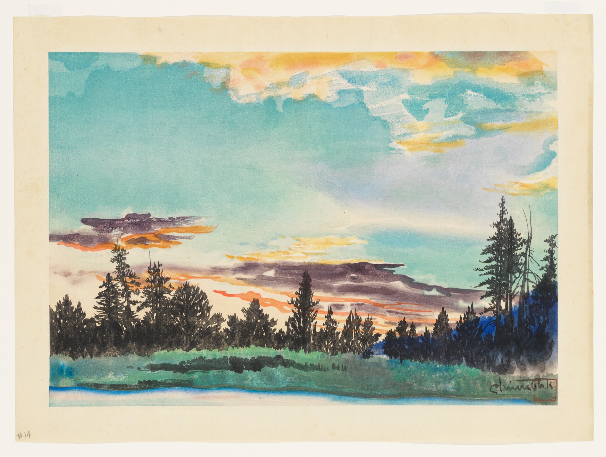 Evening Glow at Lyell Fork, Tuolumne Meadows