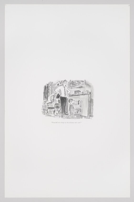 Untitled (Joke- "hung by the chimney")
