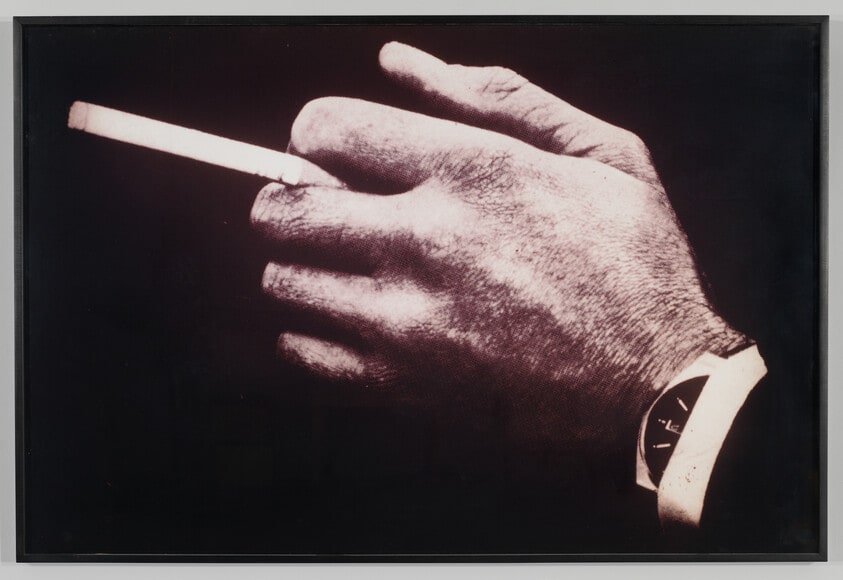 Untitled (Hand with cigarette and watch)
