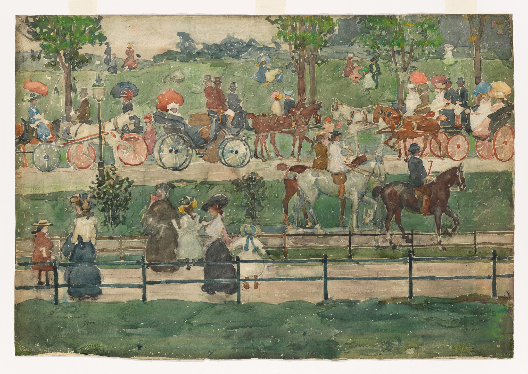 Central Park, 1900