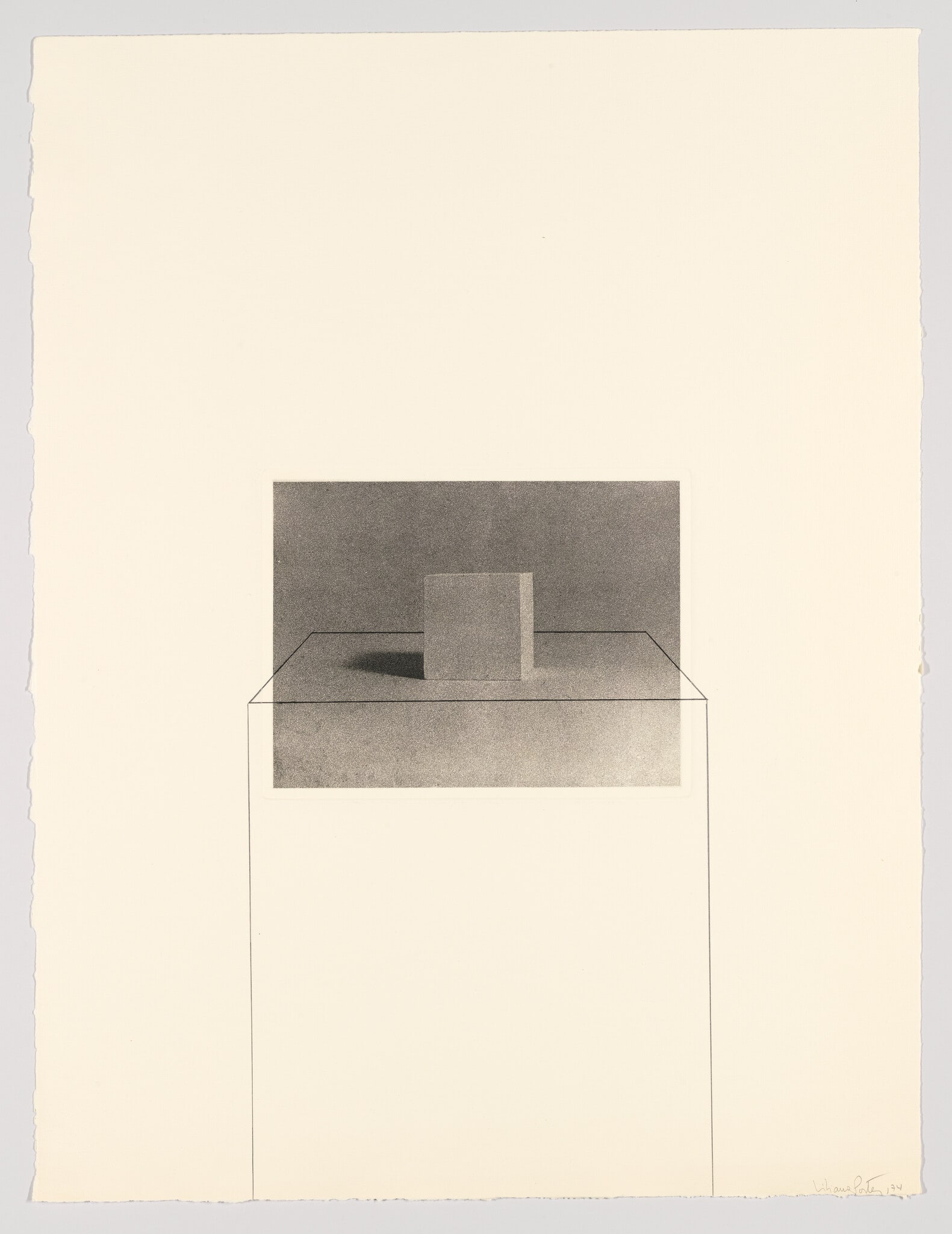 Untitled (with Cube - tall)