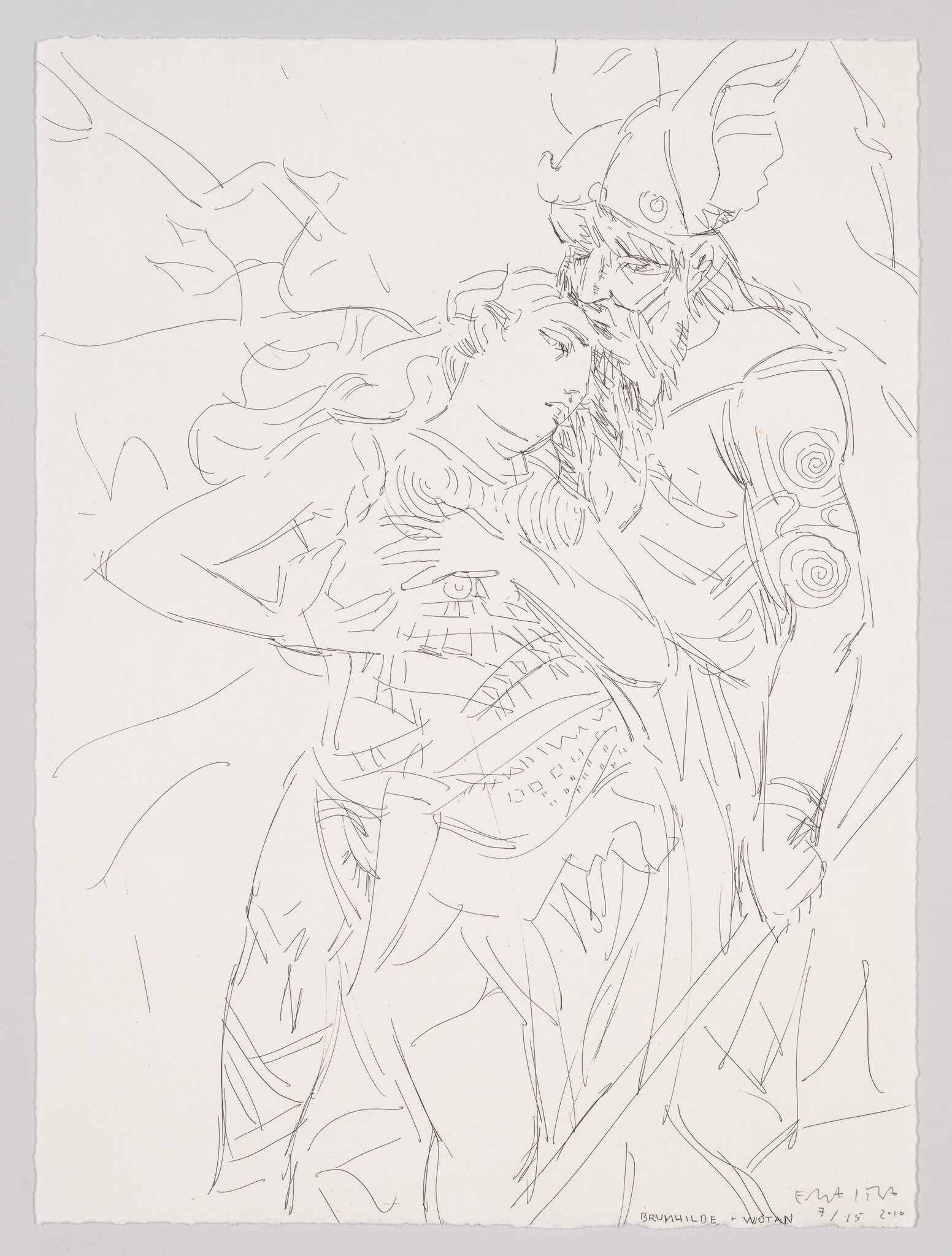 Brunhilde and Wotan