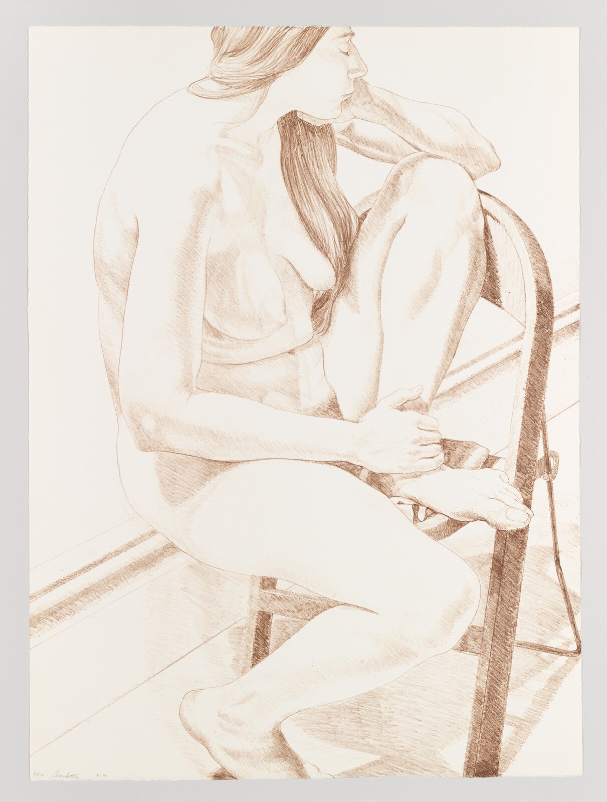 (Figure on Folding Chair)