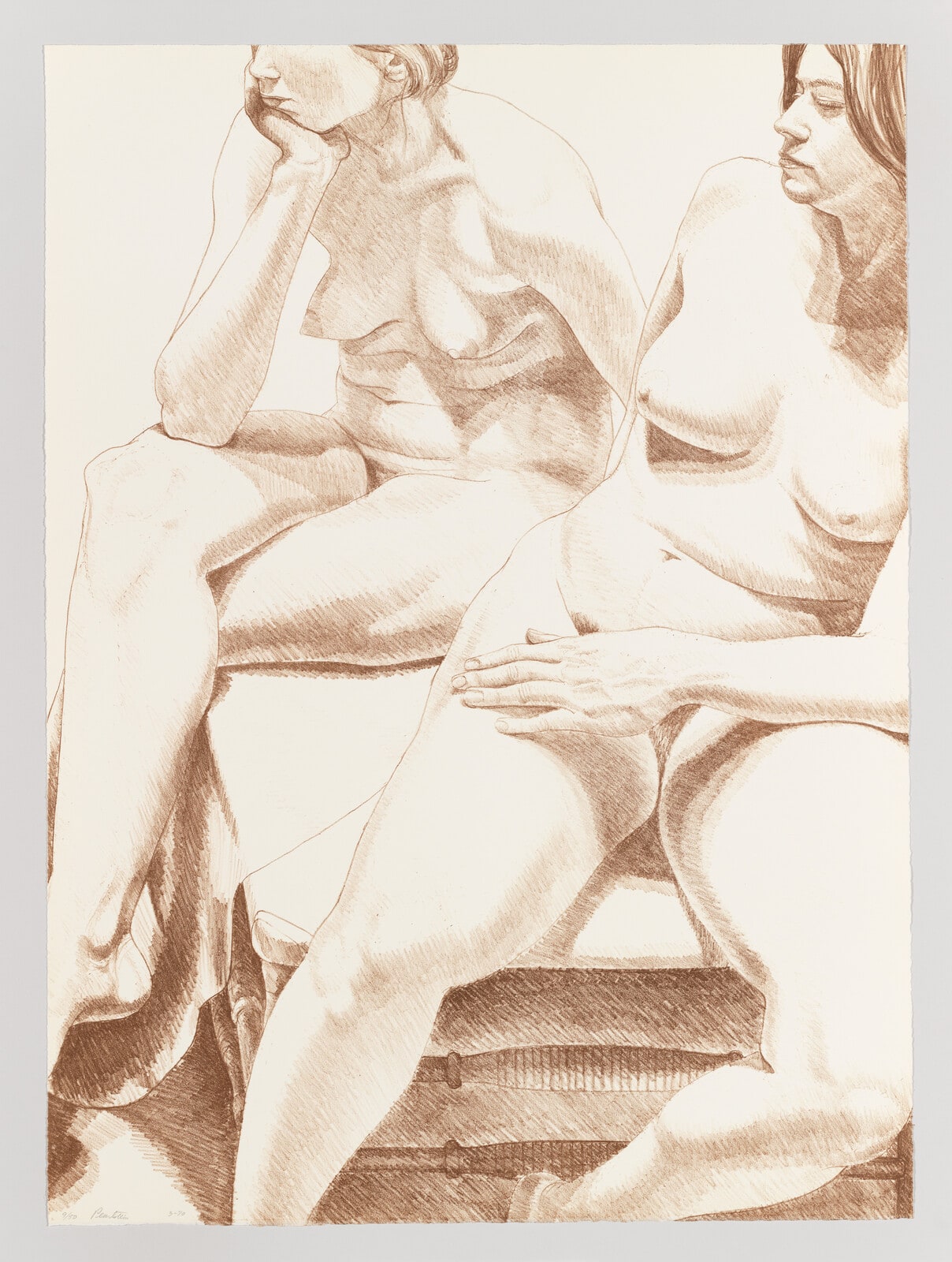 (Two Female Figures)