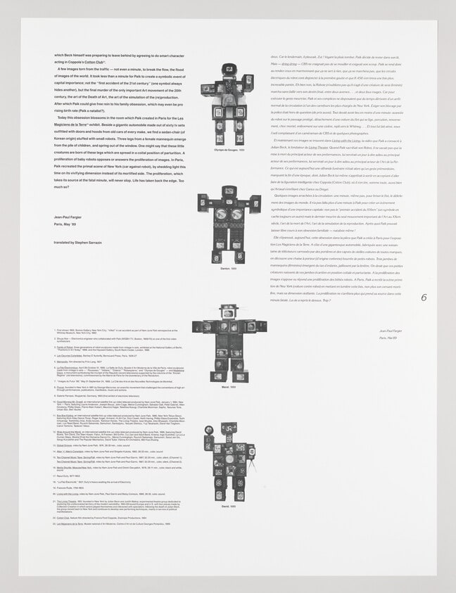 (Text page, "A Family Likeness," by Jean-Paul Farguir)