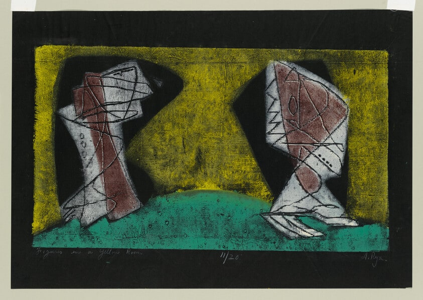 Figures in a Yellow Room