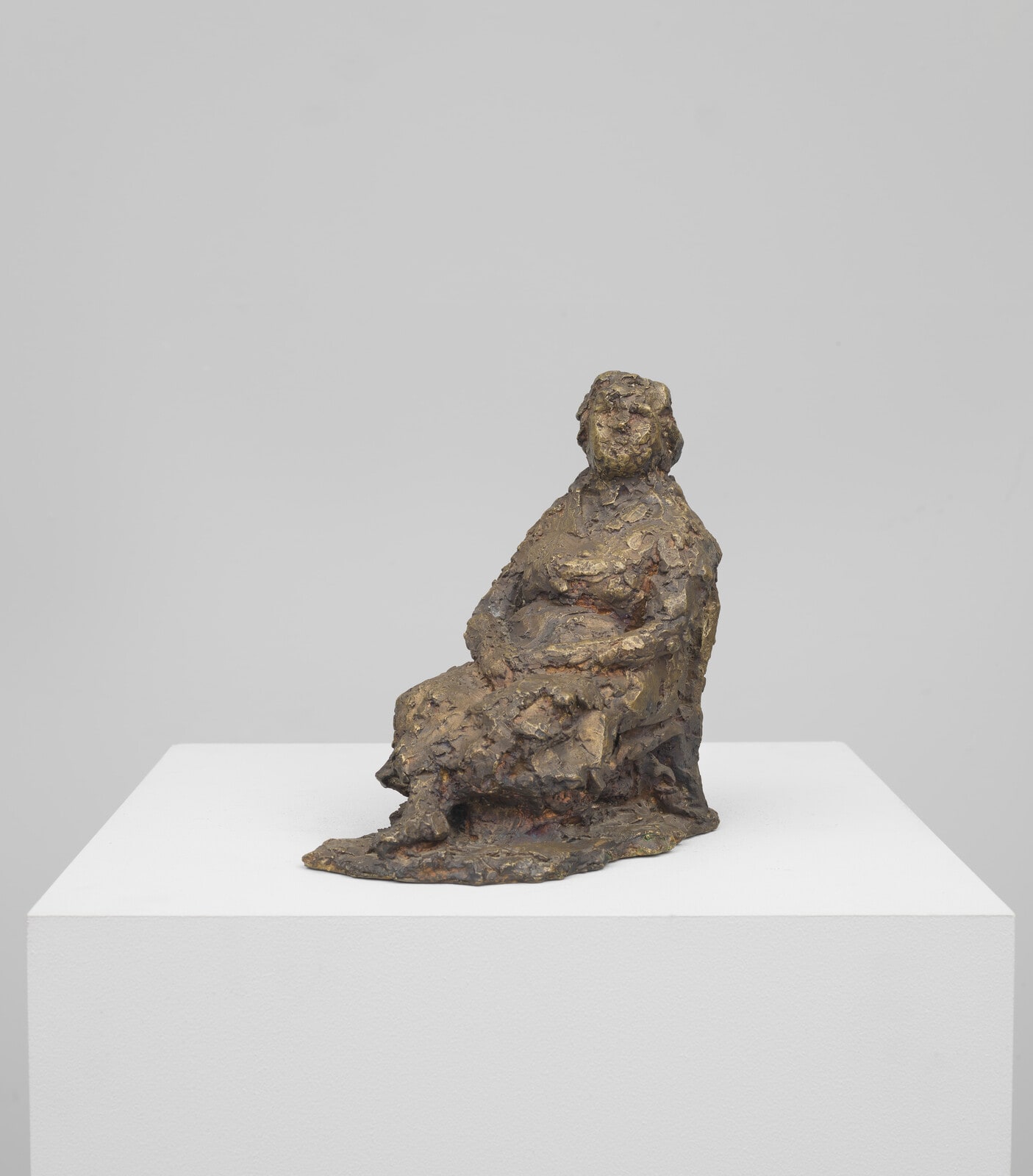Berdie Seated, Clothed