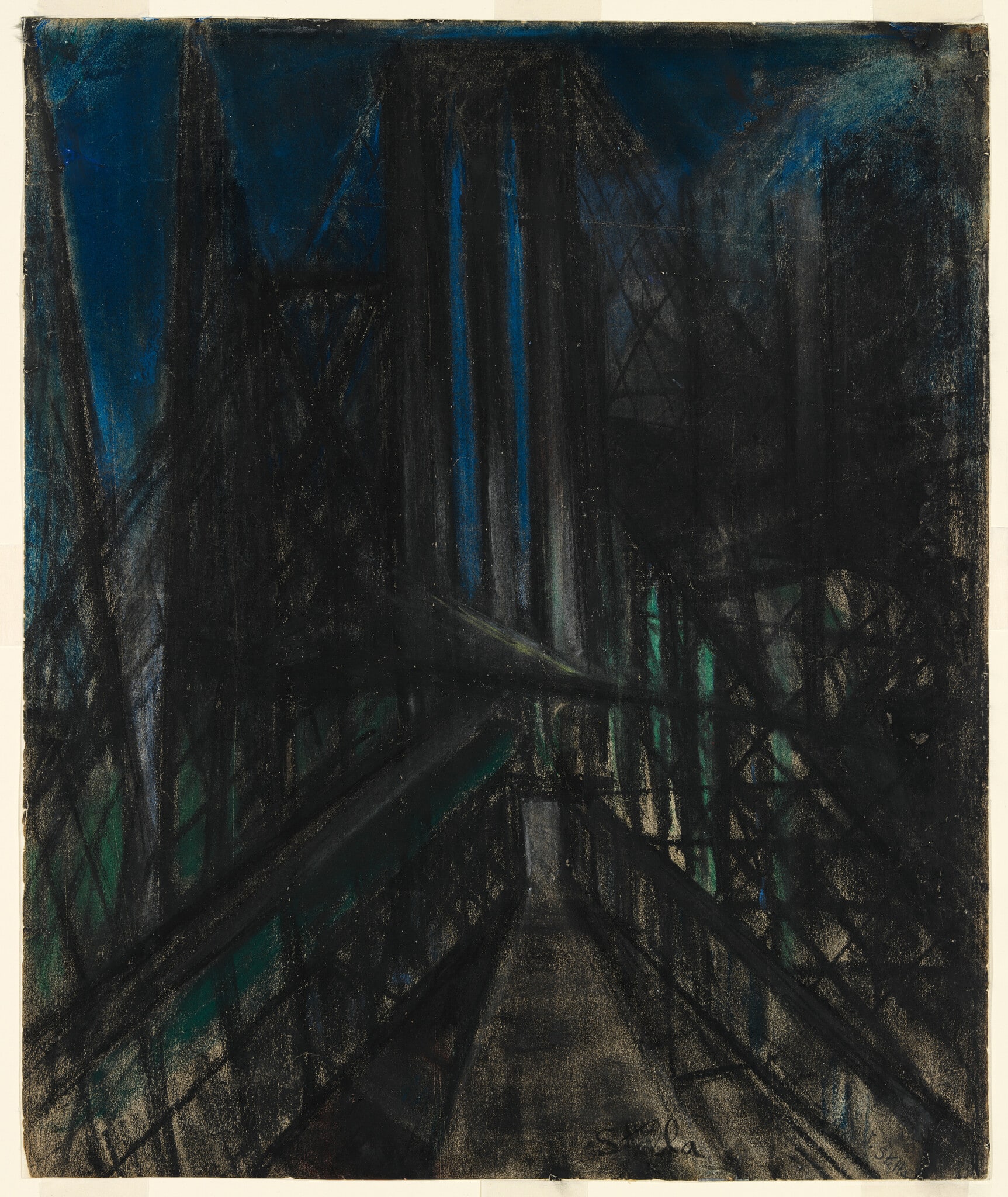 Study for Brooklyn Bridge