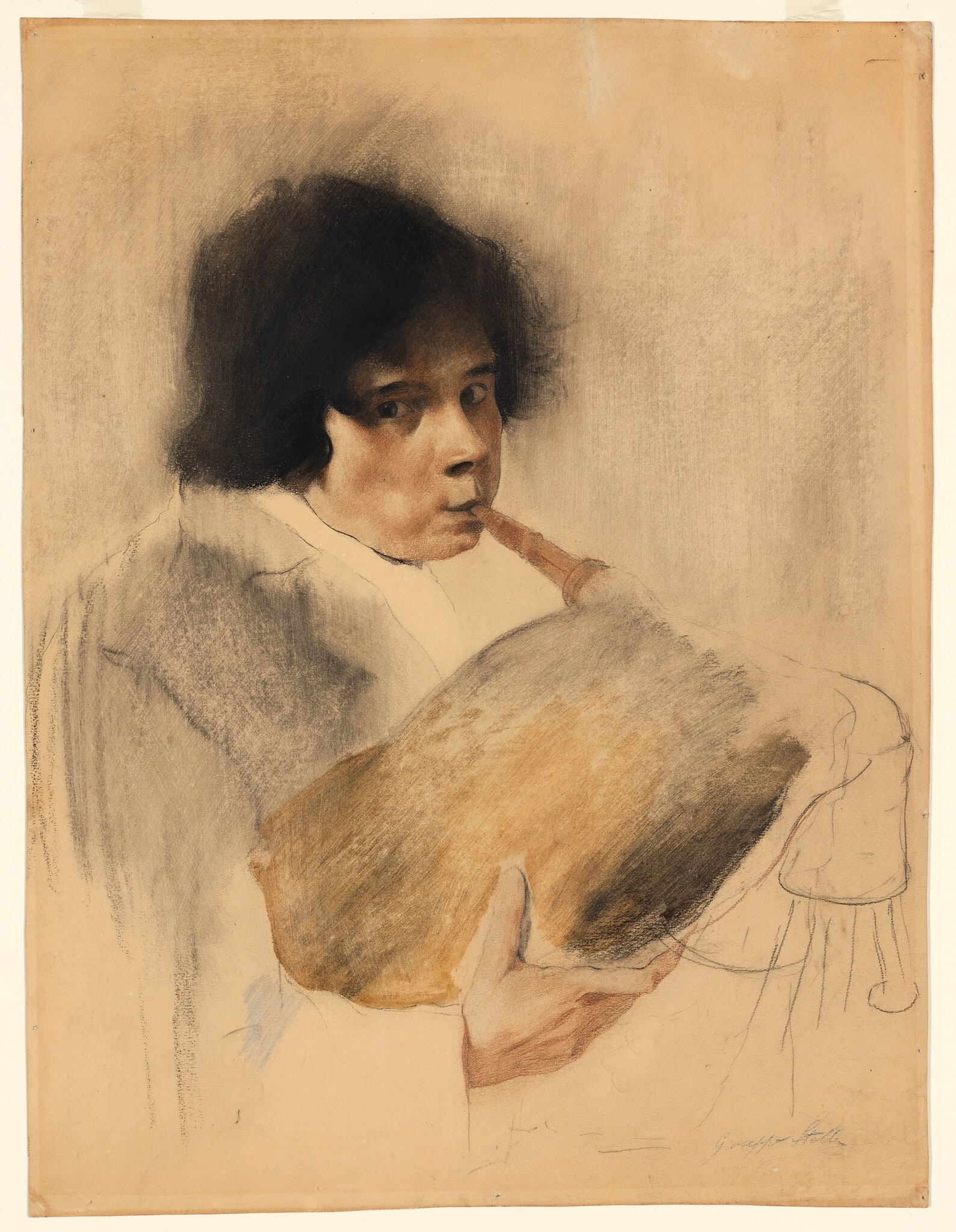 Boy with Bagpipe