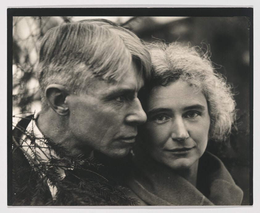 Mr. and Mrs. Sandburg, Elmhurst, Illinois (Vanity Fair)