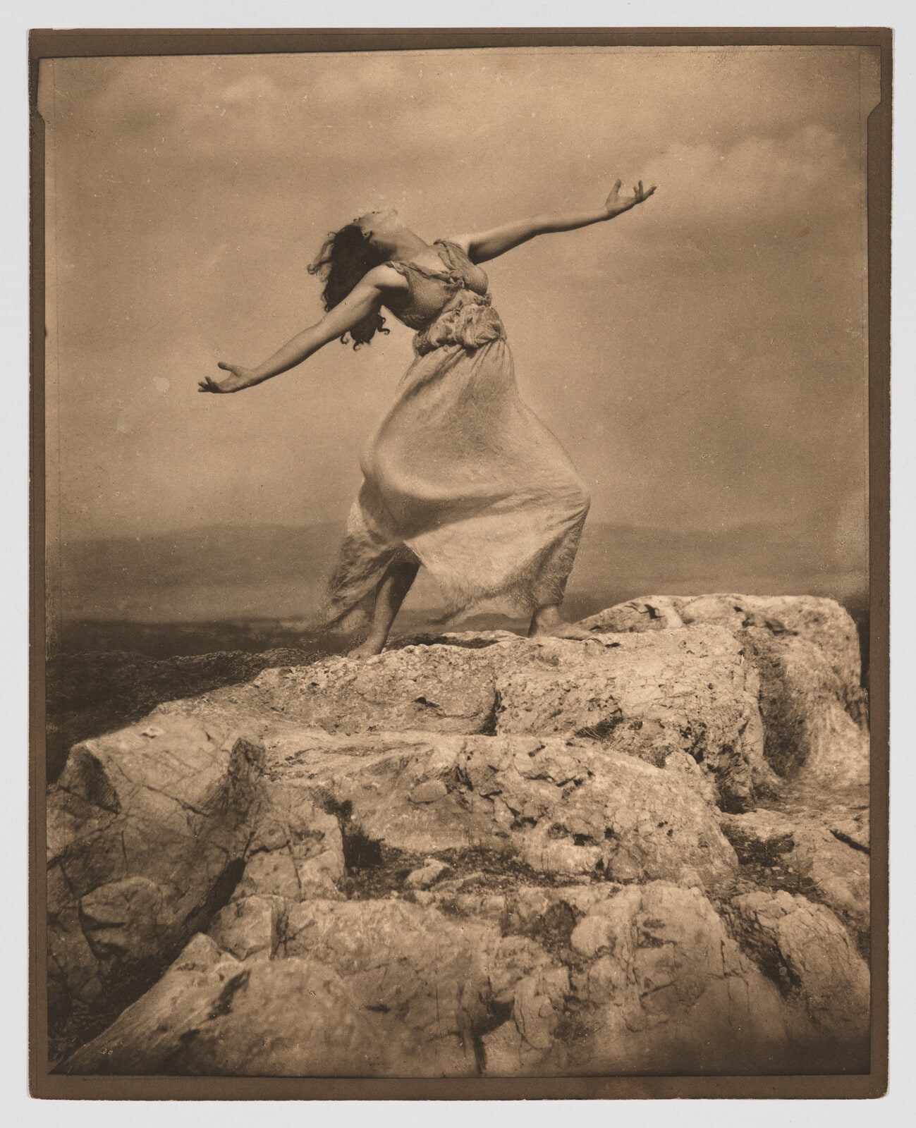 Therese Duncan on the Acropolis