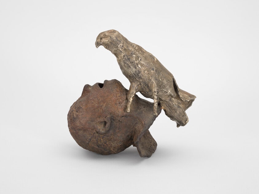 Head with Bird I (Side)