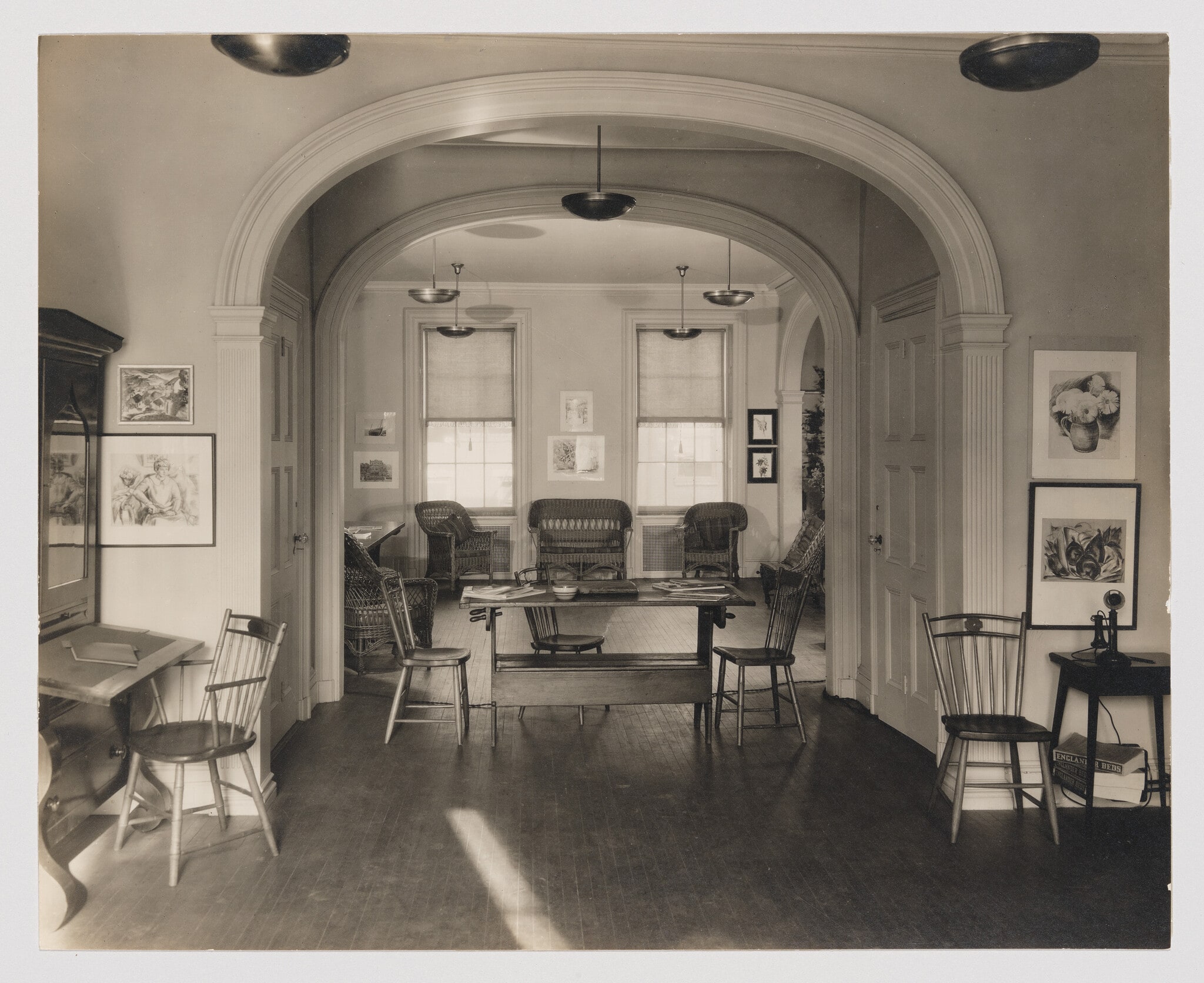 Office Interior, Whitney Studio Club, 10 West 8 Street