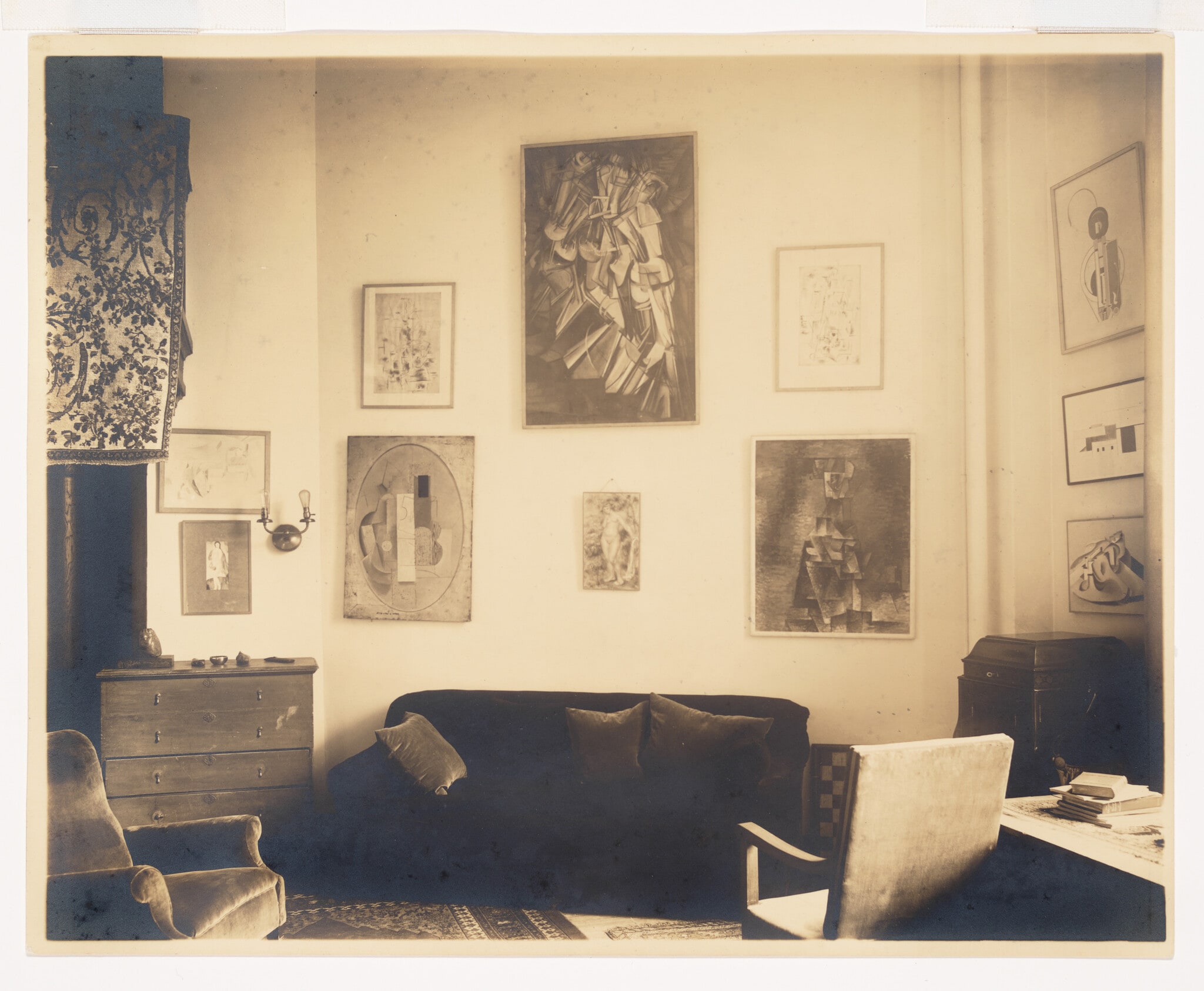 Living Room of New York Apartment of Louise and Walter Arensberg (Northwest Corner)