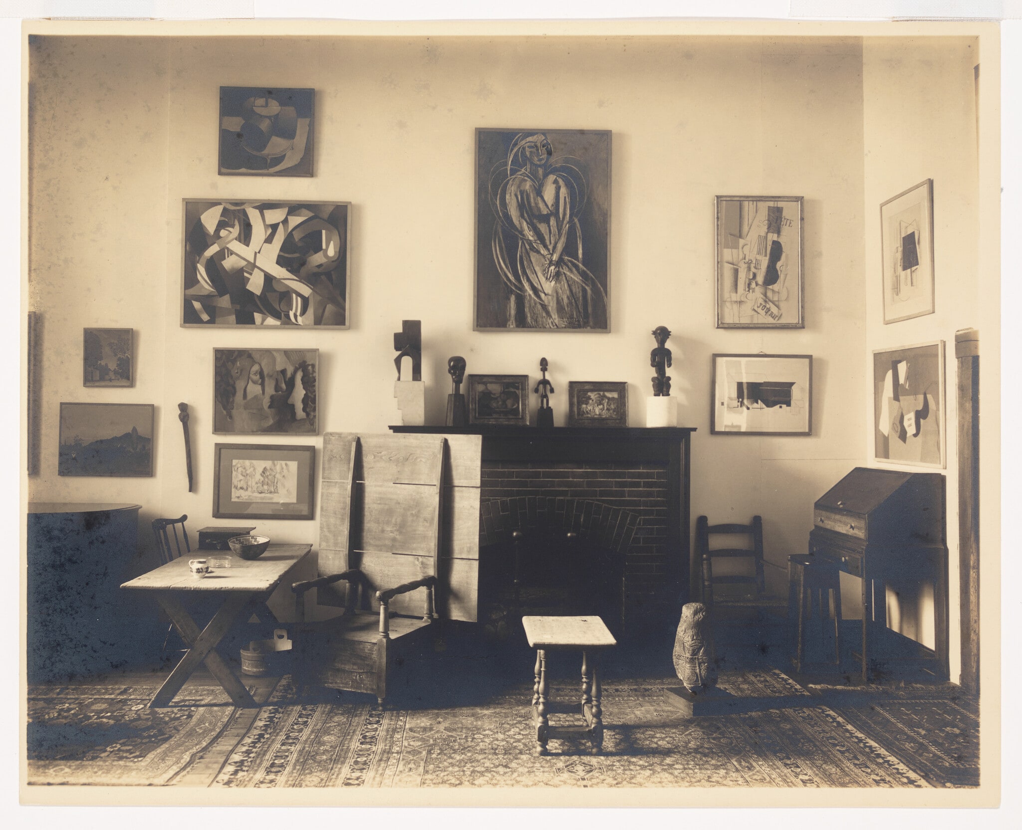 Living Room of New York Apartment of Louise and Walter Arensberg (Southeast Corner)