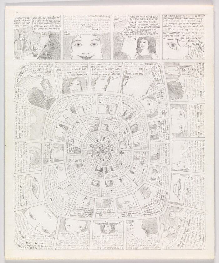 Study for Spiral Comic Strip