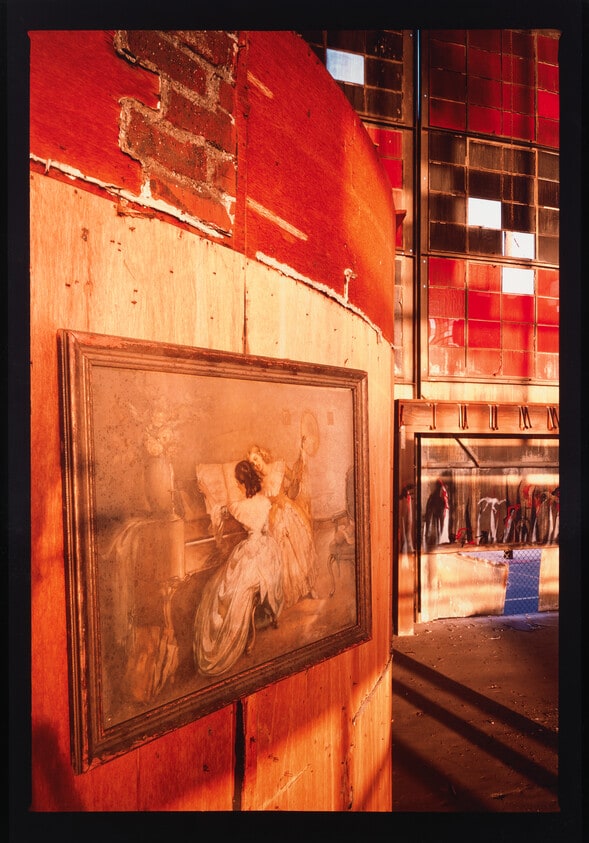 Remnants of a Movie Set. Abandoned Shipyard. Los Angeles Harbor. Terminal Island, California. January 1993