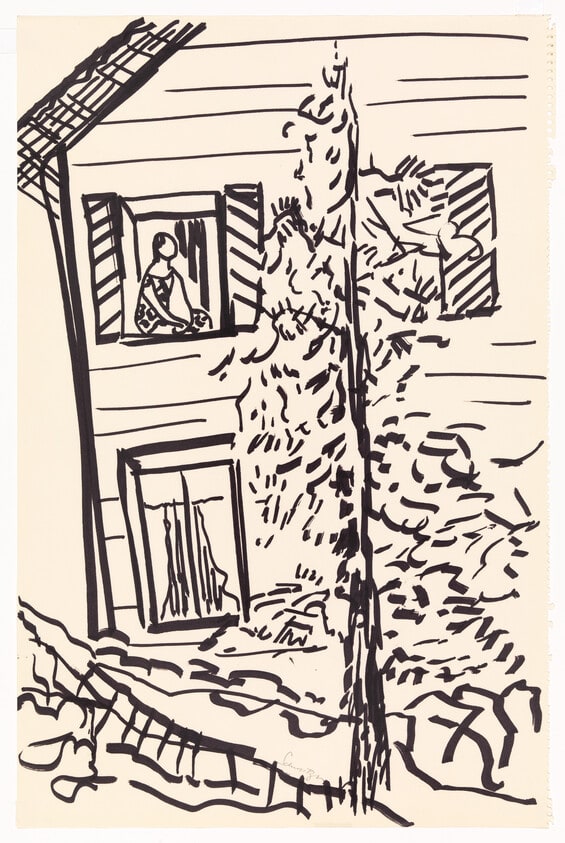 Tree and House