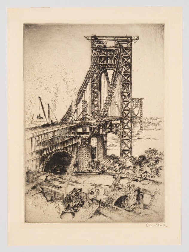 George Washington Bridge (In Construction)