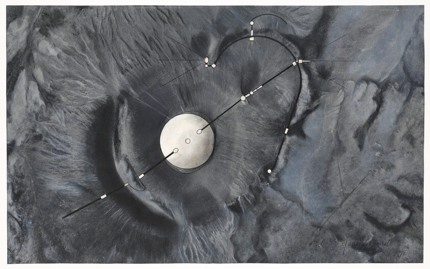 Site Plan, Roden Crater II