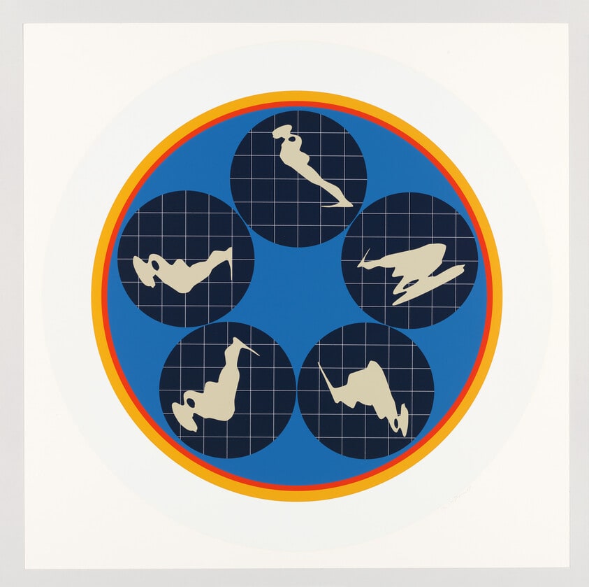 Untitled (Circular format, with insets)