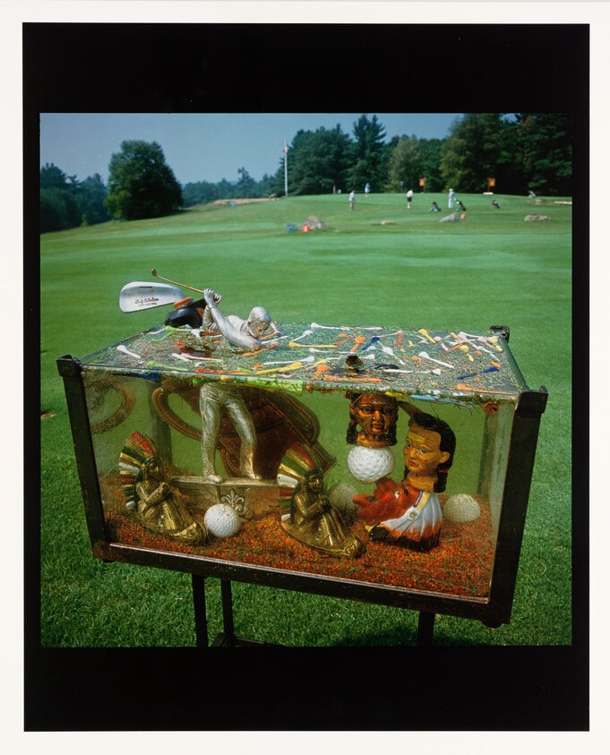 The Championship Golfer is Out for More than Fun and Summons to Guide His Stroke Old Chief Nok-A-Hole-In-One, Peterborough, N.H.