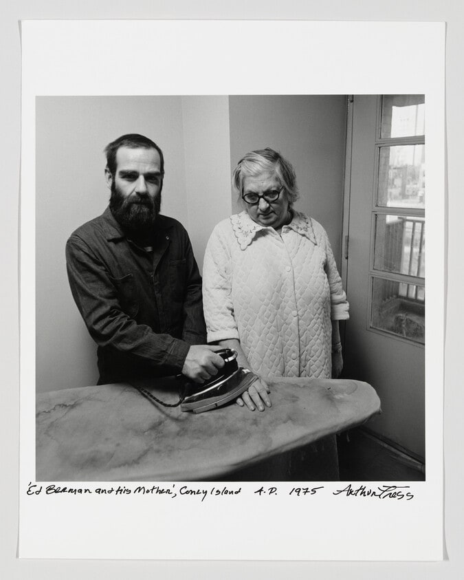 Ed Berman and His Mother, Coney Island