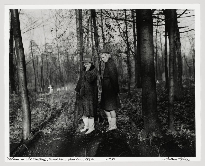 Women in Pet Cemetery, Stockholm, Sweden