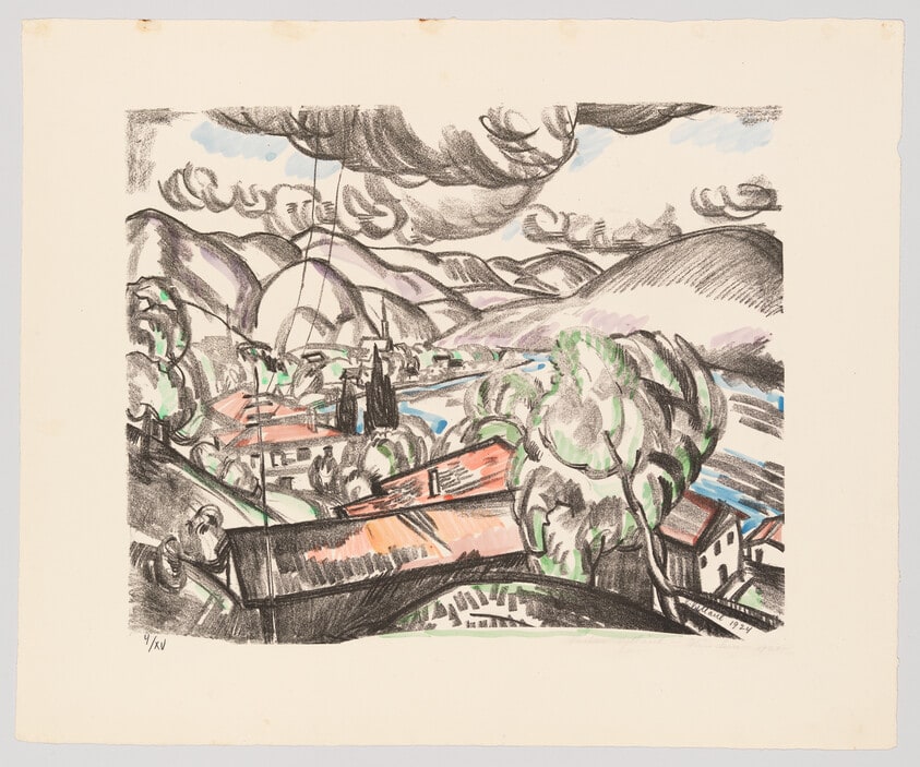 Gebirgsdorf [Mountain Village] No. 17