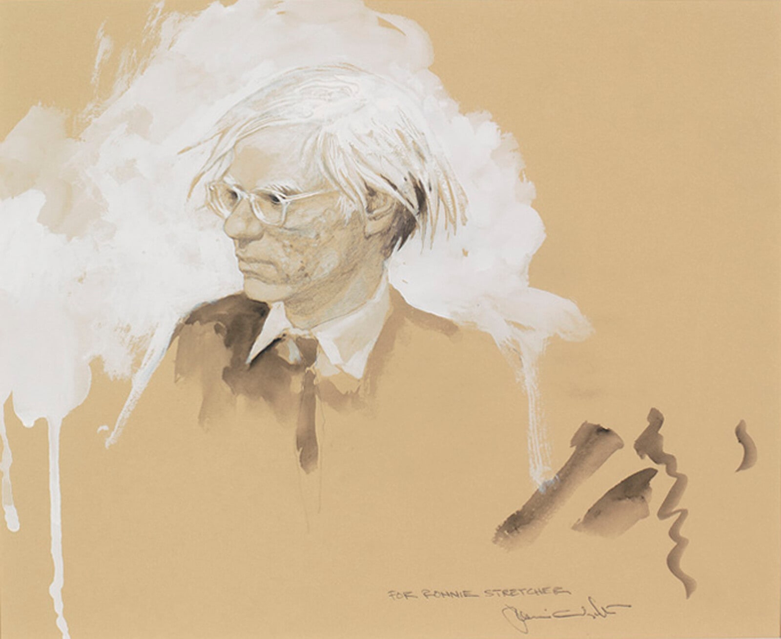 Portrait Study of Andy Warhol