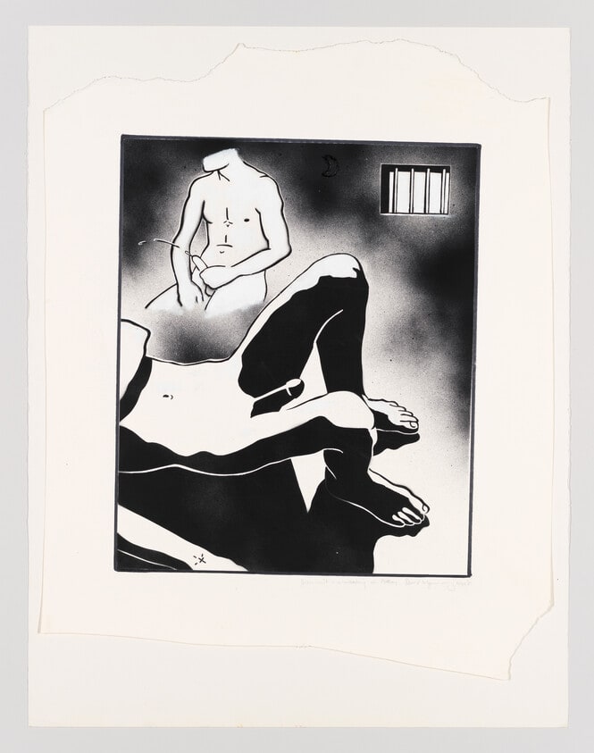 Jean Genet Masturbating in Matteray Prison