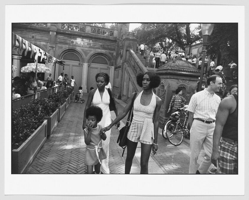 Two Black Women and Child in Central Park, New York