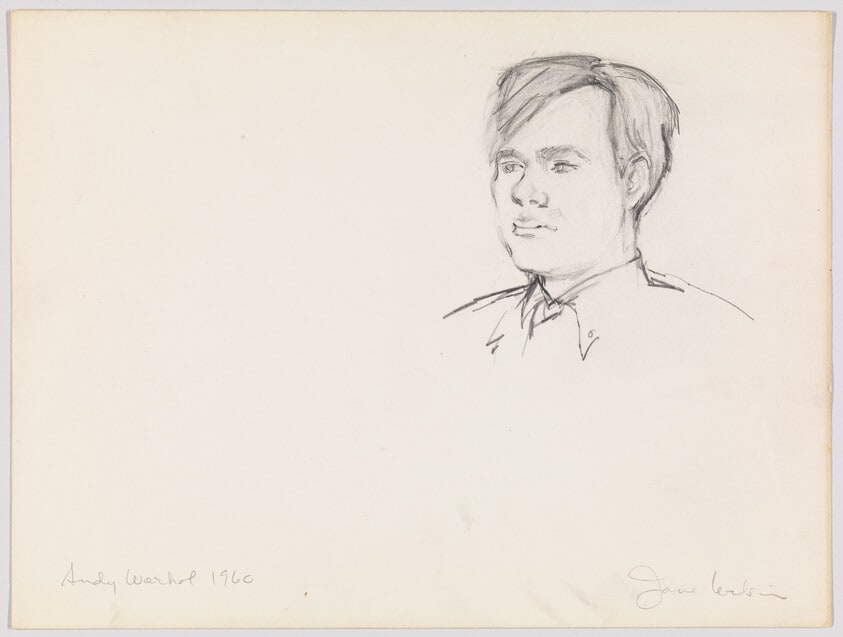 Portrait of Andy Warhol