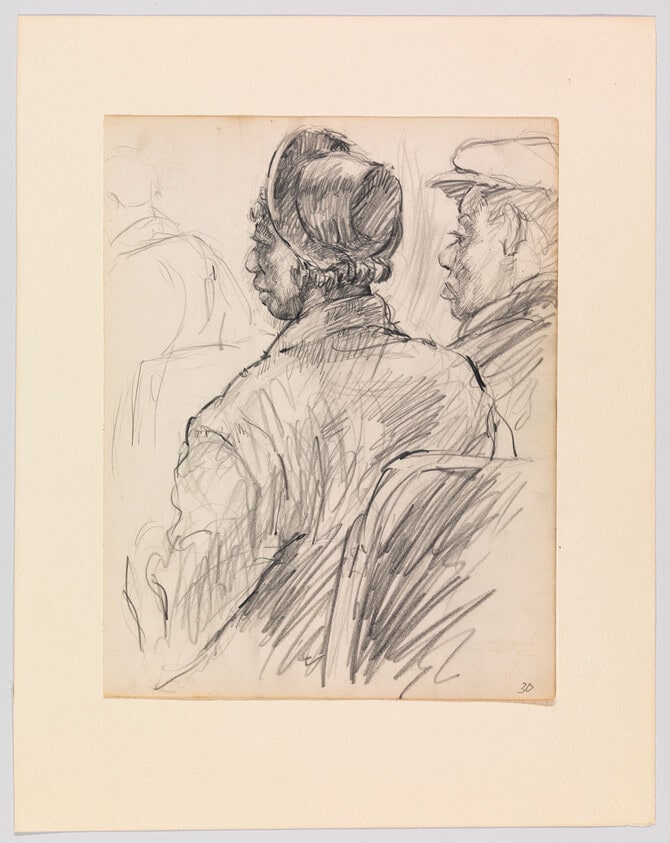 Untitled (Page from 1934 Sketchbook)