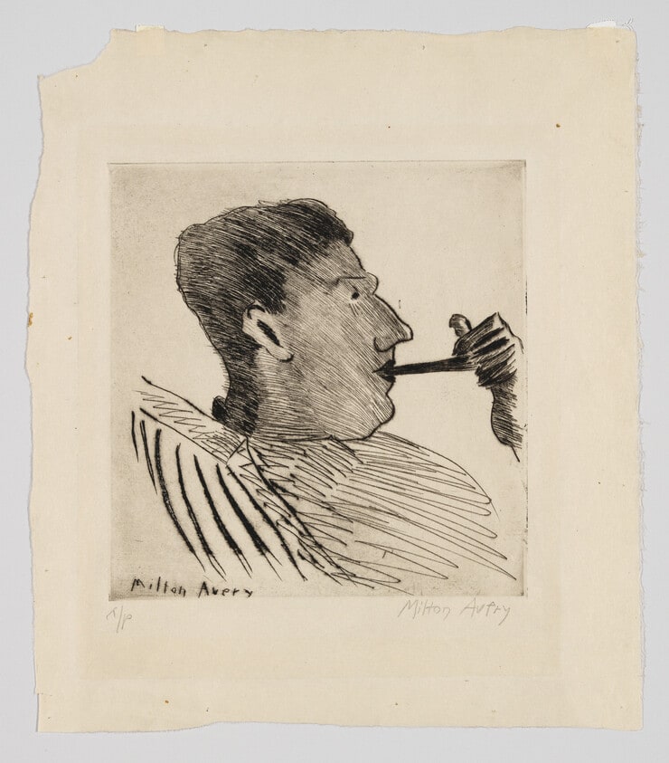 Rothko with Pipe
