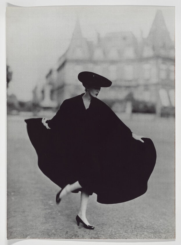 Untitled (woman with black cloak and hat)
