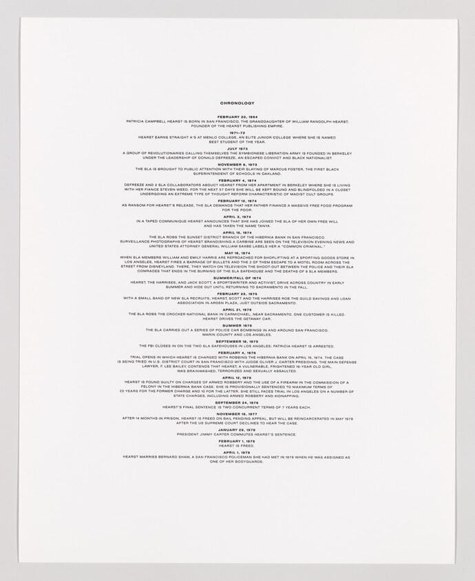 (Chronology)