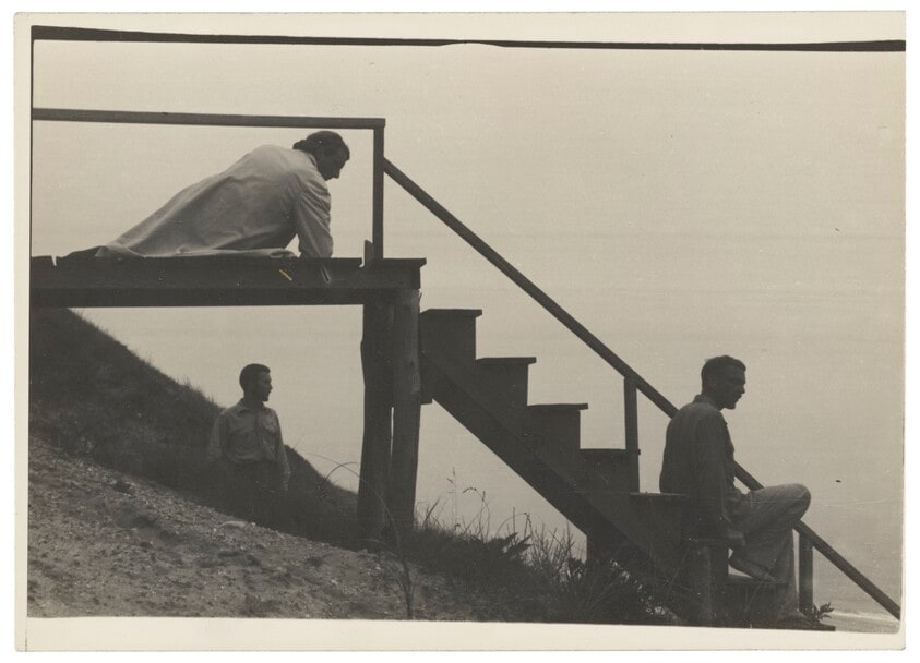 Margaret French, George Tooker, and Jared French, Nantucket
