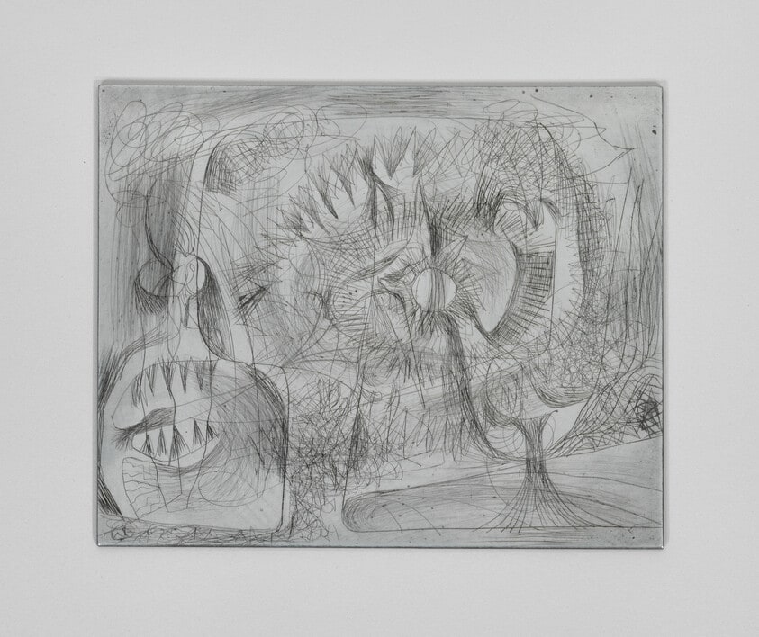 Etched plate for Untitled