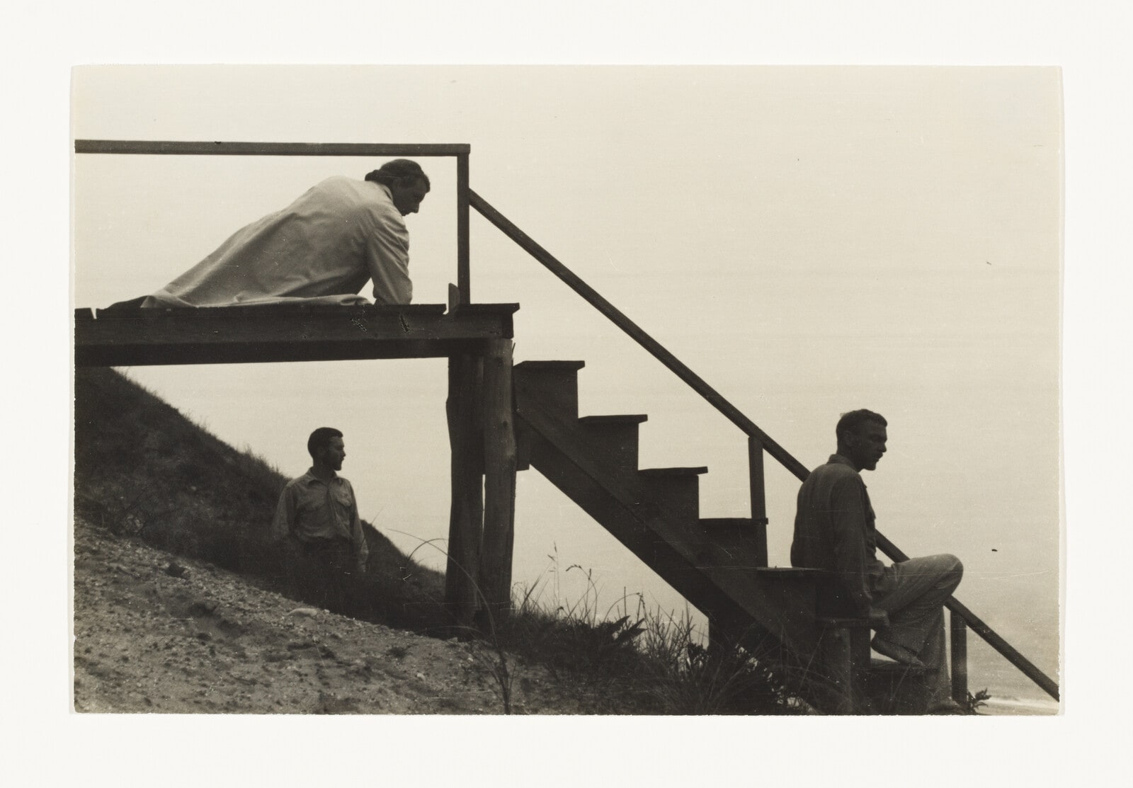 Margaret French, George Tooker and Jared French, Nantucket