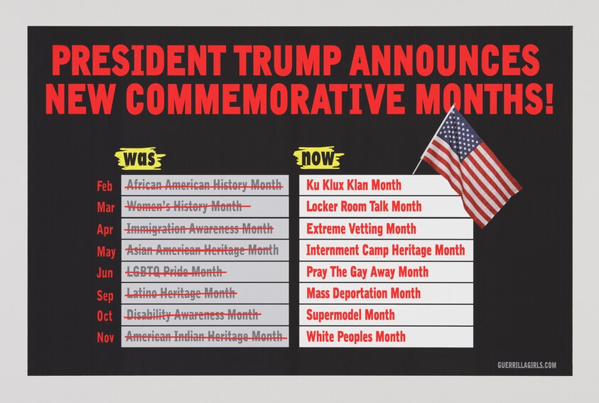 Trump Announces New Commemorative Months