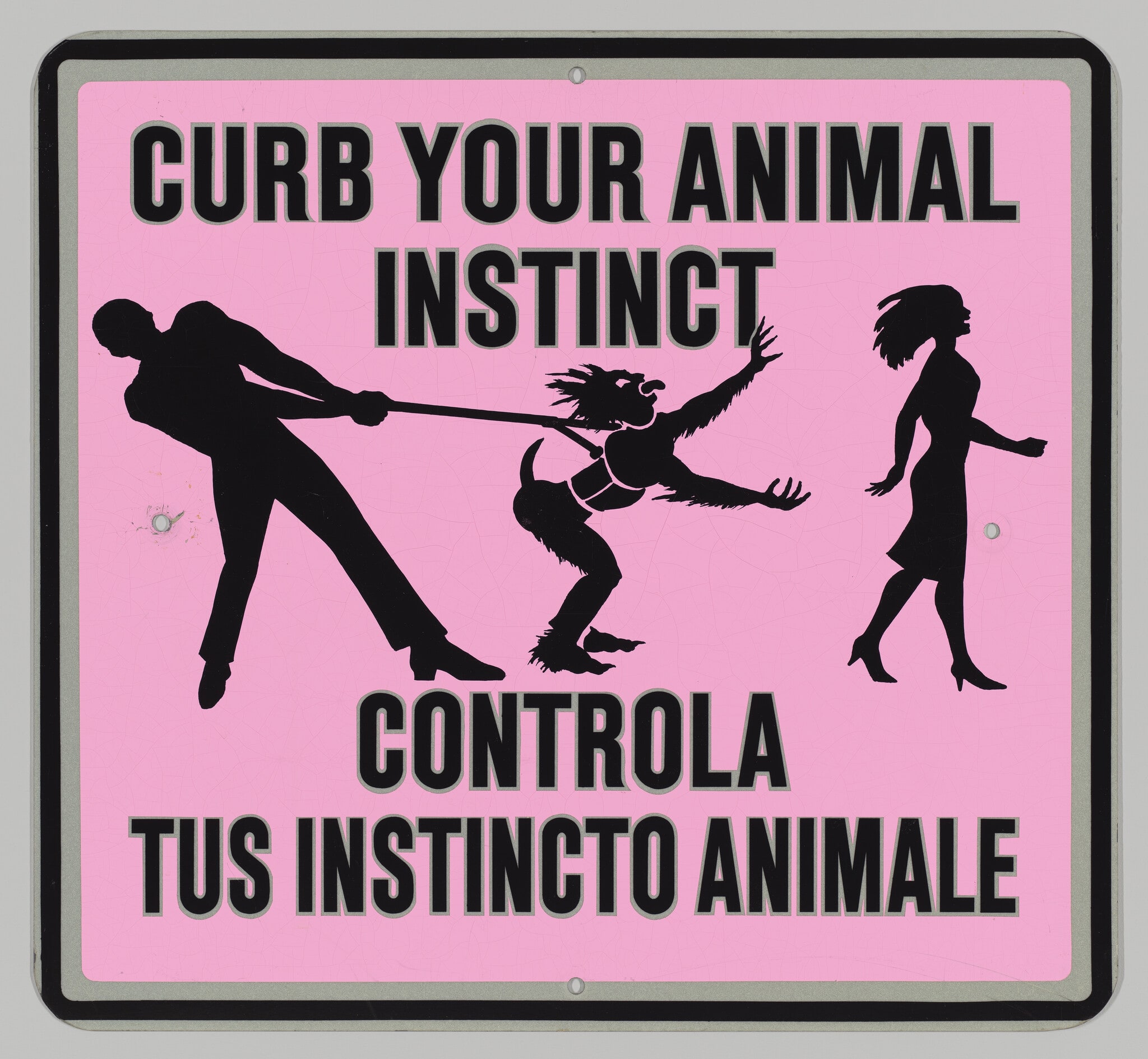 Curb Your Animal Instinct [Emily Post Street Signs]