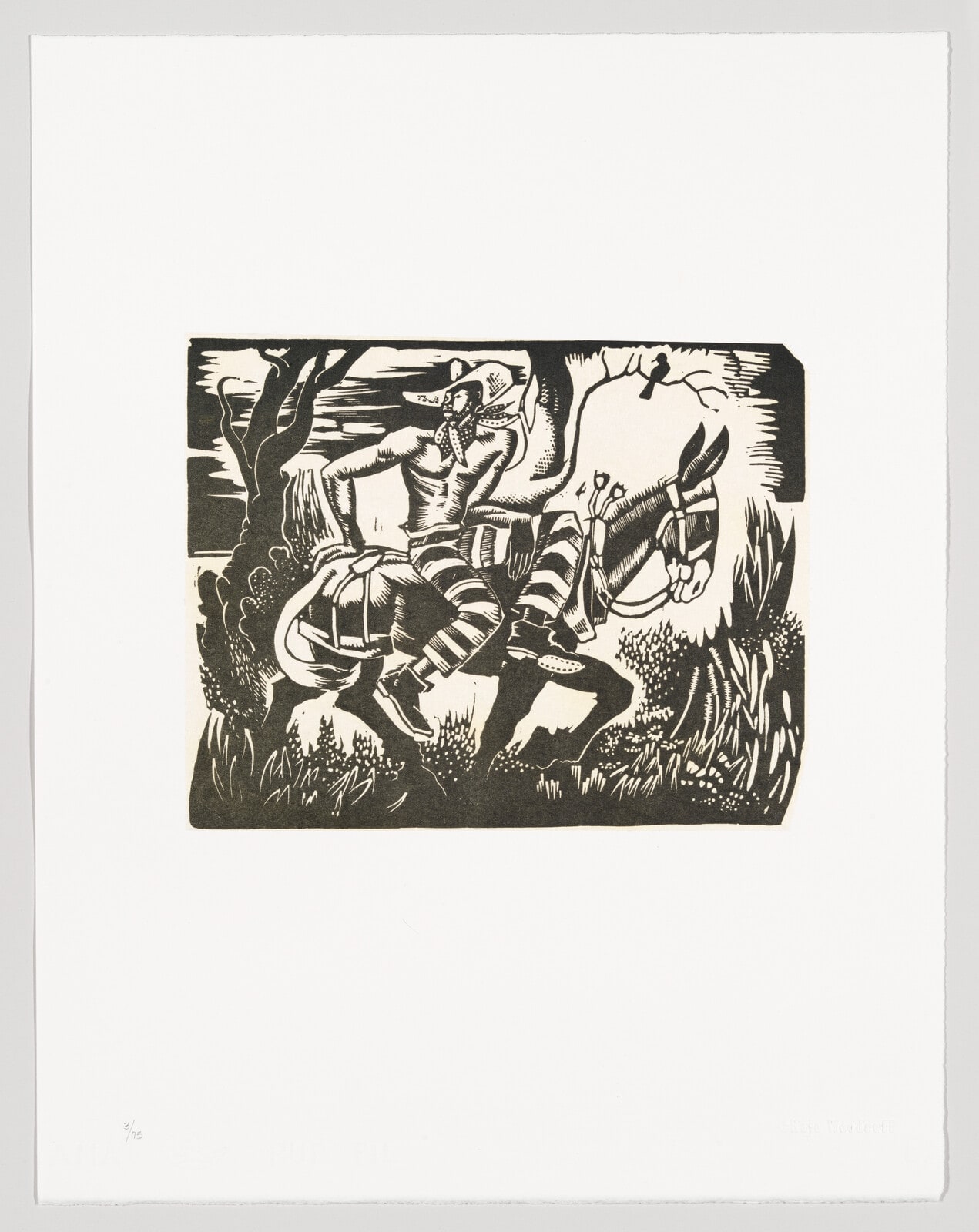 Trusty on a Mule