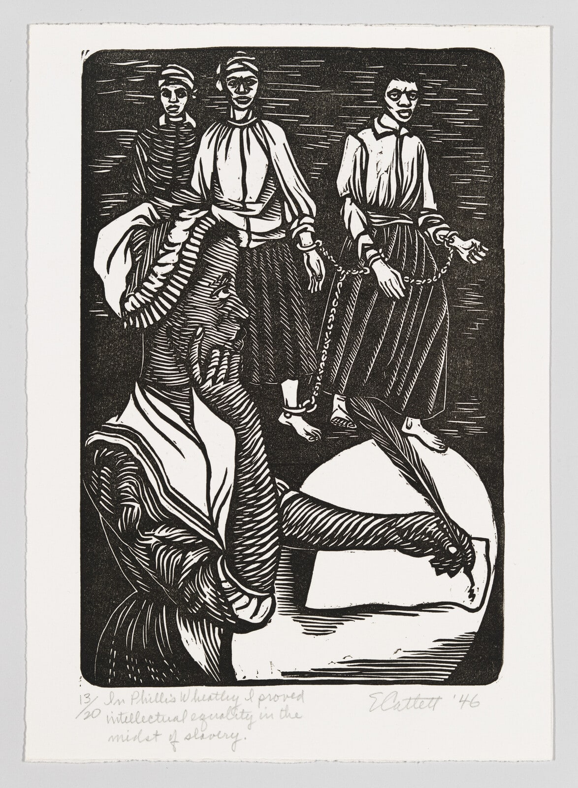In Phillis Wheatley I proved intellectual equality in the midst of slavery