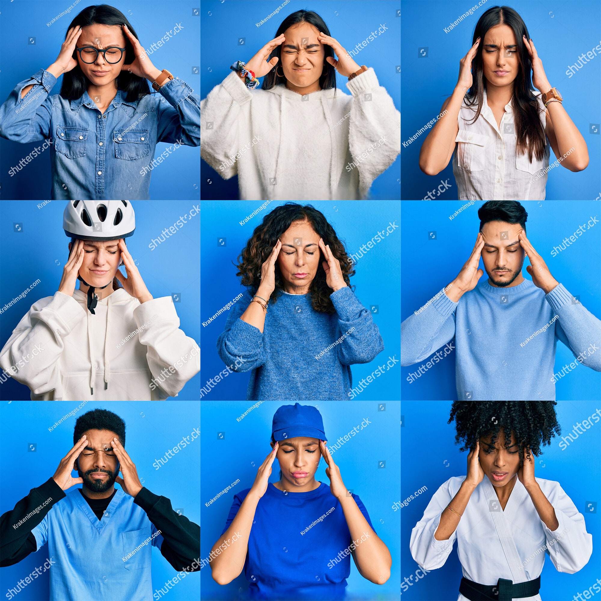 Taking Stock, Topic 23, Poses 7, 9, 12-16, 21, 24, Gestures 0, 2, 5, 6, 11, 13, 14, 8, 30, 43, 45, 52, 55, 57, 68, 69, 73, 76,79, 81, 83, 84, 87, 92, 97, 103, 106, 109, 110, 112, 113, 116-119, 126 (depressed, stress, problem, etc.)