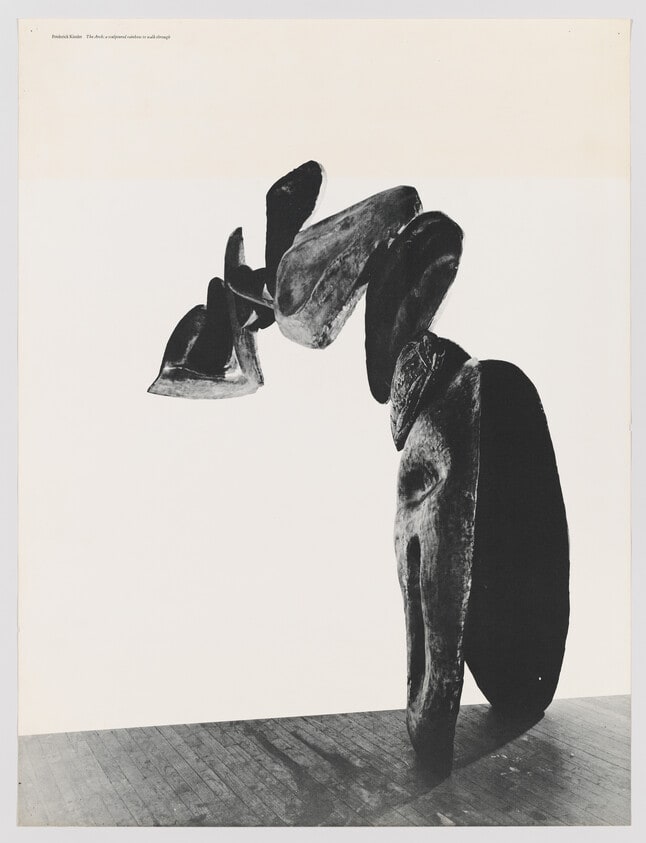 (Poster of The Arch: a sculptured rainbow to walk through)