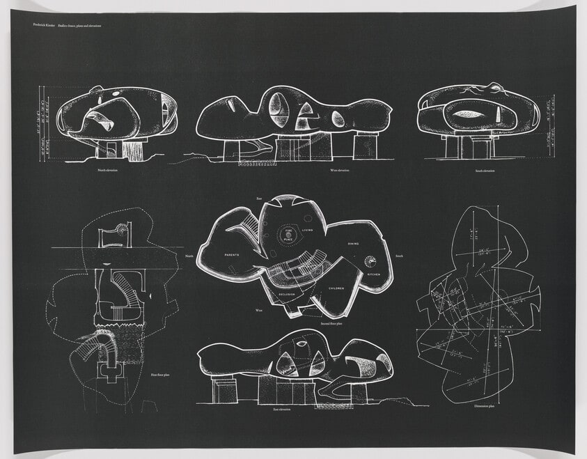 (Poster of Plan for Endless House)