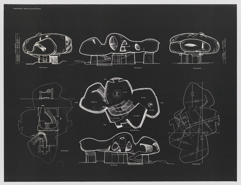 (Poster of Plan for Endless House)